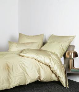 Постельное белье Janine Interlock Fine Jersey Carmen S 55086-06 светло-оливковое золото 135x200 см + 80x80 см Original Janine