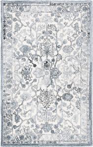 Ковер SAFAVIEH, 244 x 305 см, - коллекция Trace - большой - Grey & Ivory, ручная работа из шерсти, идеально для гостиной, спальни, офиса, столовой (TRC303F)