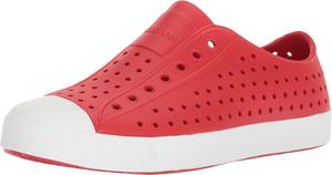 Кроссовки Native Shoes Jefferson для взрослых, легкие, унисекс, белый/красный/ярко-красный