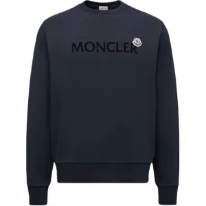 Свитшот с логотипом Moncler, night синий