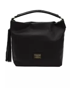 Кожаная сумка через плечо элегантная Pompei Donatella, черный