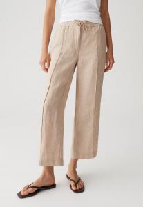 Брюки MID RISE CROPPED RELAXED FIT OPUS, бежевый