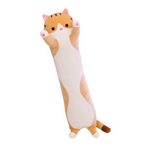 Плюшевая кукла Long Cat высотой 50см/70см/90см/110см/130см OLOEY, коричневый