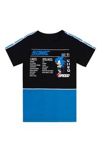 Футболка с изображением геймера Соника из 100% хлопка Vanilla Underground, черный