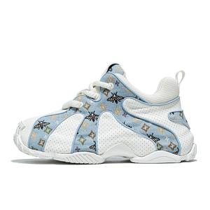 MOERBAI Высокие противоскользящие износостойкие низкие кеды мужские бело-синие, цвет White Blue