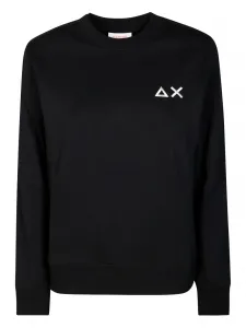 Свитшот с круглым вырезом Sun67, черный