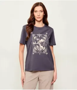 Футболка loose fit Marc Cain, фиолетовый