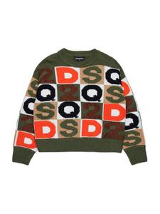Свитер DSQUARED2, зеленый