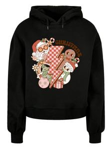 Пуловер F4NT4STIC Oversized Hoody Groovy Weihnachten Flash Cozy Vibes, черный