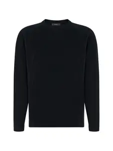 Свитер с рукавами реглан Boggi Milano, черный