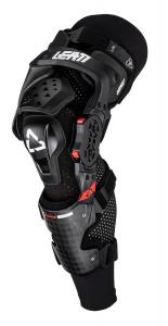 Наколенник Leatt C-Frame Hybrid для левой ноги, для взрослых, для езды по бездорожью и мотоциклу - черный/XXL, Left