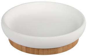 Мыльница Sadena, коричневый/белый