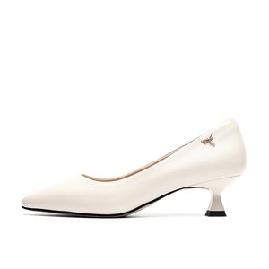 RED DRAGONFLY Тонкие туфли высокие туфли 5CM женские экрю