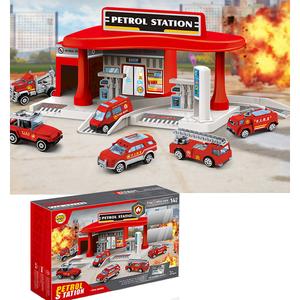 Детская площадка, заправка с машинами. Anek