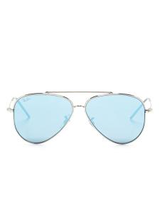Ray-Ban солнцезащитные очки-авиаторы Aviator Reverse, серебристый