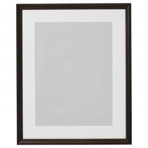Рама, эффект дуба/темно-коричневая, 40x50 см IKEA Klotkörsbär