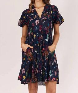 Мини-платье Barsi темно-синего цвета Rubyyaya, темно-синий