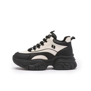 Женские кроссовки Chunky Mid top RITAI, бежевый/черный