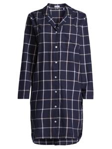 Ночная рубашка SEIDENSTICKER Classic Flanell, темно-синий