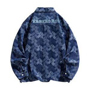 Джинсовая куртка унисекс темно-синяя Ferrero Ross