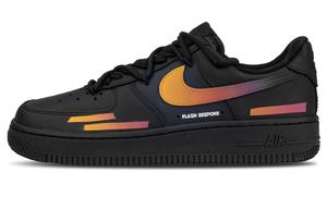 Кроссовки Air Force 1 Ink Color Abrasion Resistant low top Skateboard Shoes unisex Nike, черный