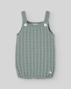 Вязаный комбинезон для младенцев коллекции Camino PAZ Rodríguez, бирюзовый