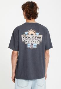 Футболка с принтом TEE Volcom, серый