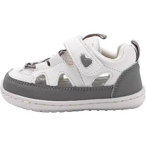 Скользоустойчивые и дышащие низкие детские повседневные туфли Kids' QINUOSHU, серый