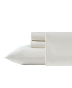 Комплект постельного белья Cool Comfort из 4 предметов, однотонный, хлопок, плотность ткани 200 нитей, размер King Vera Wang, Gesso white