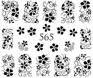 Водные наклейки для ногтей - №565, Raisin