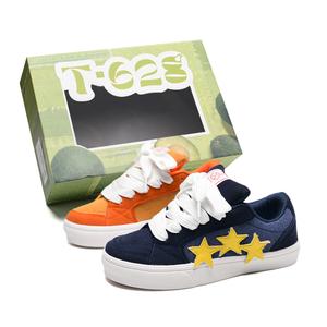 Кеды, обувь для скейтборда унисекс с низким верхом T628, оранжевый