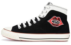 Кроссовки для скейтбординга унисекс высокие черные Superga