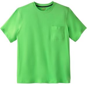 Мужская футболка с круглым вырезом Boulder Creek By Kingsize Big & Tall Heavyweight, цвет Electric Green