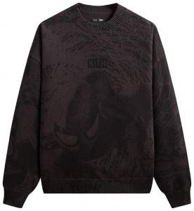 Свитер Kith x Marvel Spiderman с круглым вырезом, цвет, черный