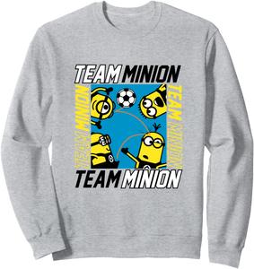 Толстовка Minion TEAM MINION (ФУТБОЛ) Minions, серый