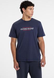 Футболка Guess Jeans Print T-shirt, Dunkelblau/Dark Blue