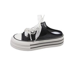 Женские сандалии с закрытым носком, противоскользящие MEXICAN, Black