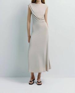 Платье Gianna миди в цвете овсянка Rue Sophie, Oat