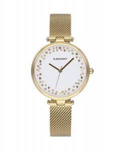 Женские часы The Circle RA543202, стальной и золотой ремешок Radiant, золотой