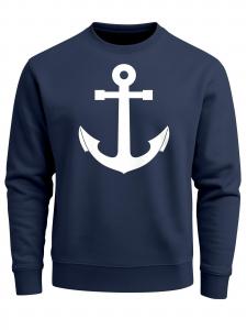 Neverless Свитшот 'Anker V2' в цвете Navy