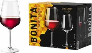 Бокалы для красного вина Bohemia Bonita 450 мл BOHEMIA