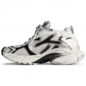 Balenciaga Мужские повседневные кроссовки Runner Low-Top черно-белые, цвет Black White