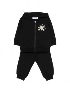 Спортивный костюм с логотипом Moschino Kids, черный