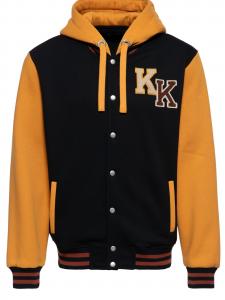 King Kerosin Толстовка с молнией 'Sex, Drugs & Rock 'n' Roll' в черном цвете