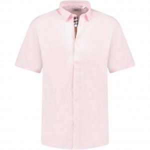 Burberry Рубашка мужская с розовым лацканом Moderate Others