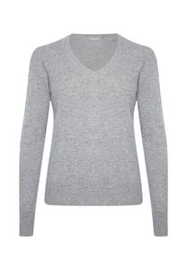 Тонкий вязаный свитер Style Republic Sweater, светло-серый