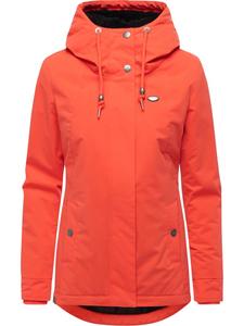 Ragwear Короткое пальто Alvena YOUMODO красного цвета