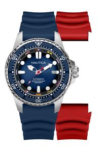 NAUTICA Часы Analog 'NCT SEA DIVE' в синем цвете
