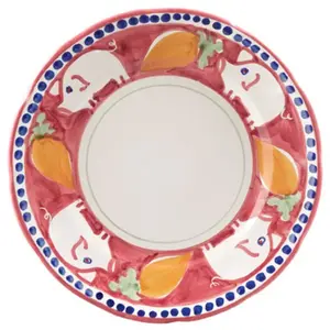 Обеденная тарелка Кампанья Vietri, red