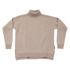 Свитер DEVOLD OF NORWAY SГеrisen Wool High Neck, бежевый